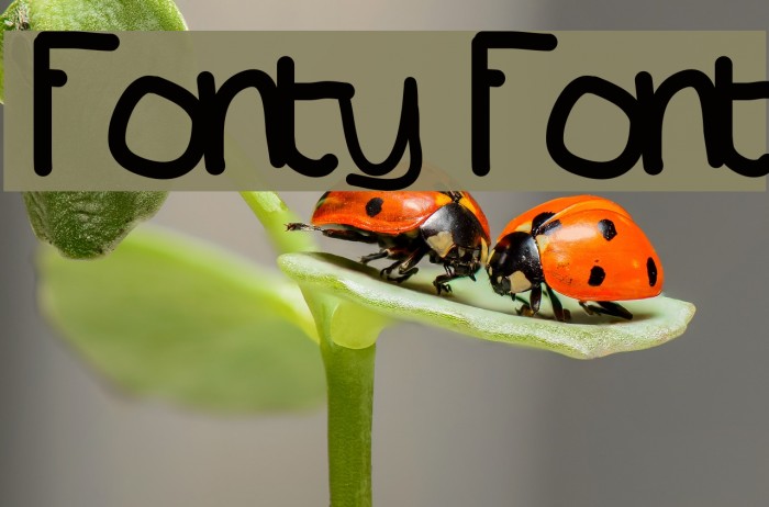 Fonty Font examples