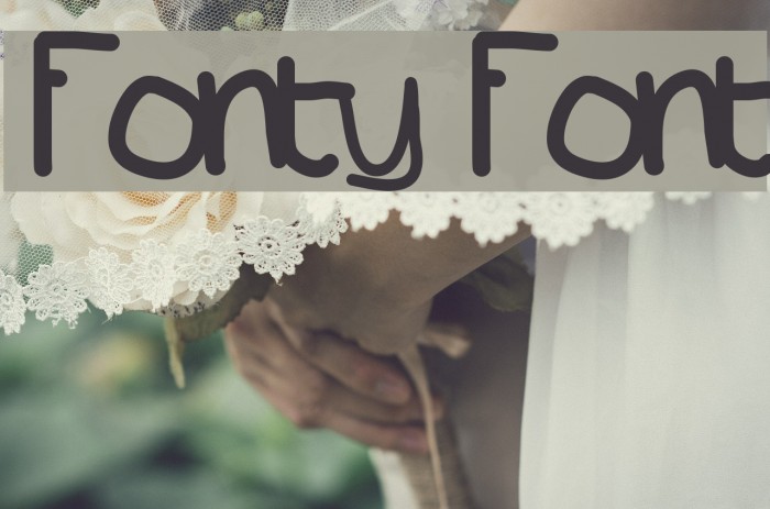 Fonty Font examples