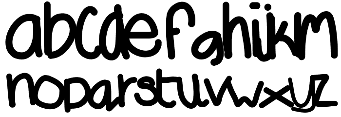 Fonty Font LOWERCASE