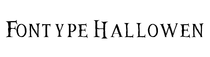 Fontype Hallowen  Fuentes Gratis Descargar