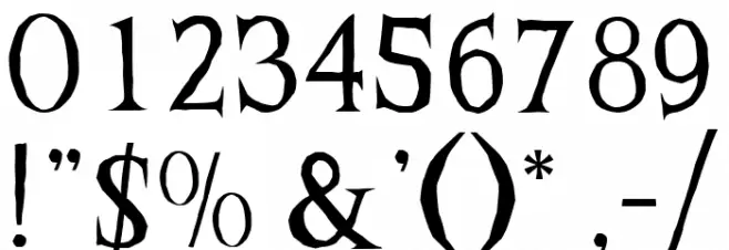 Fontype Hallowen Font OTHER CHARS