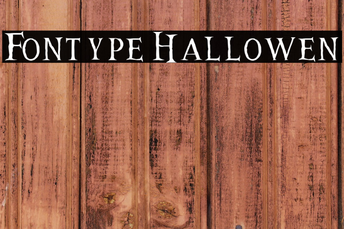 Fontype Hallowen Example 2