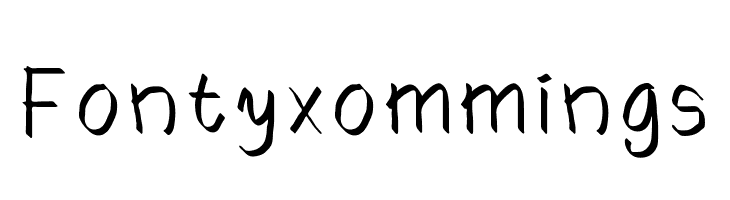 Fontyxommings Font