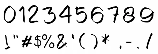 Fontyxommings Font OTHER CHARS