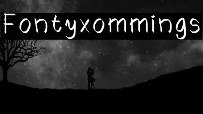 Fontyxommings Font examples