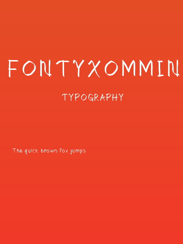 Fontyxommings Poster