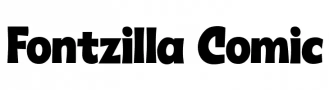 Fontzilla Comic Font