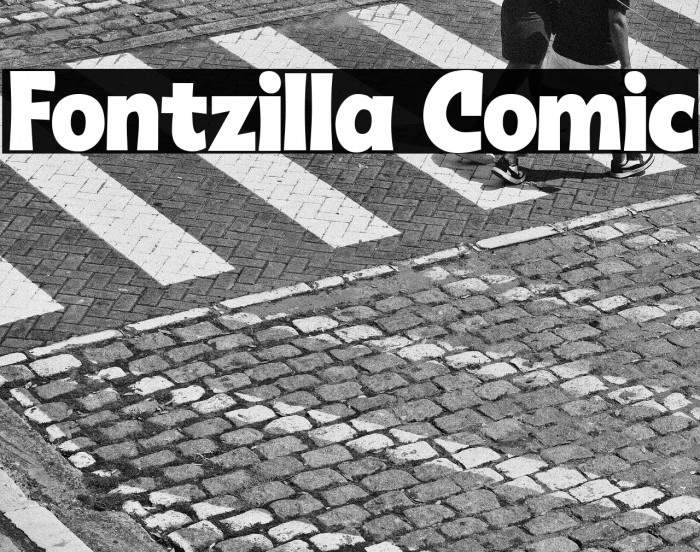 Fontzilla Comic Example 1