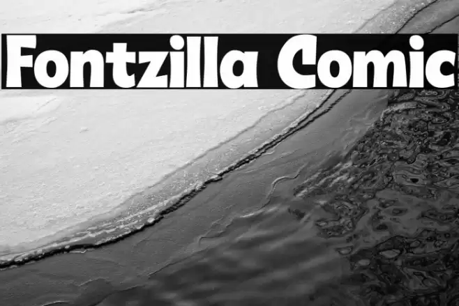 Fontzilla Comic Font examples