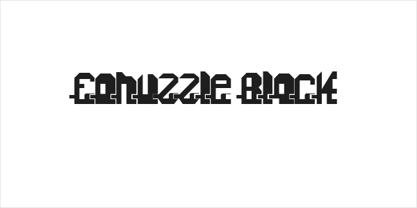 Fonuzzle Black Logo