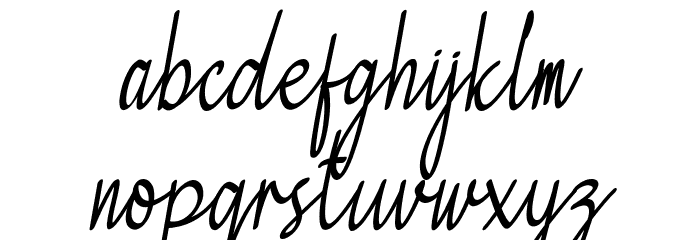 Fonzella Font LOWERCASE