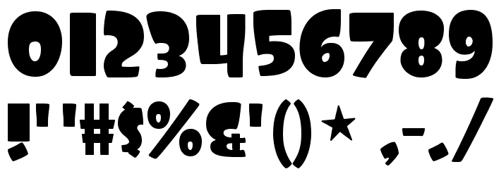 Foo-Regular Font OTHER CHARS
