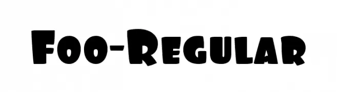 Foo-Regular  Fuentes Gratis Descargar