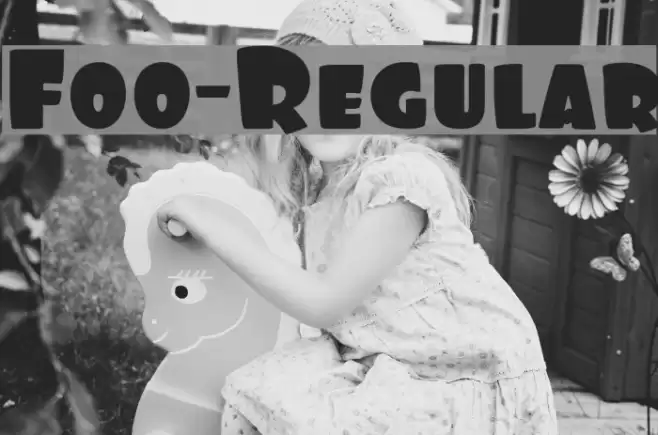 Foo-Regular Font examples
