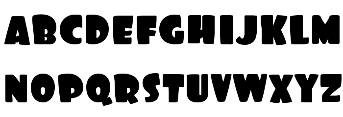 Foo-Regular Font LOWERCASE