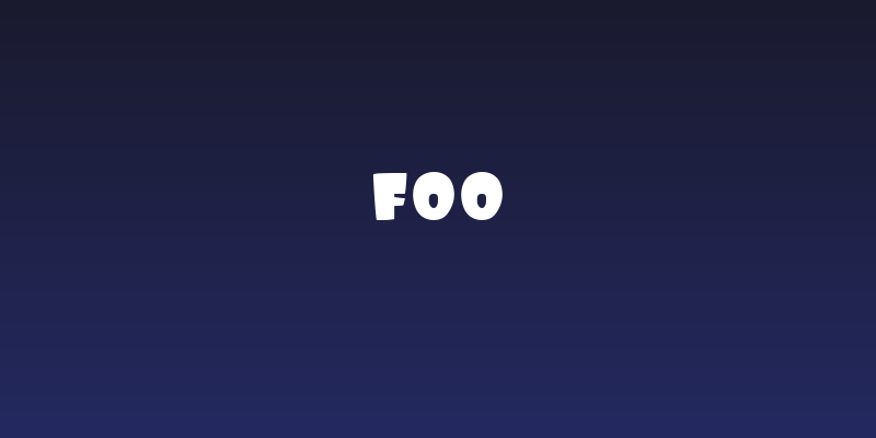 Foo Social Header