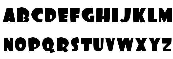 Foo Font LOWERCASE