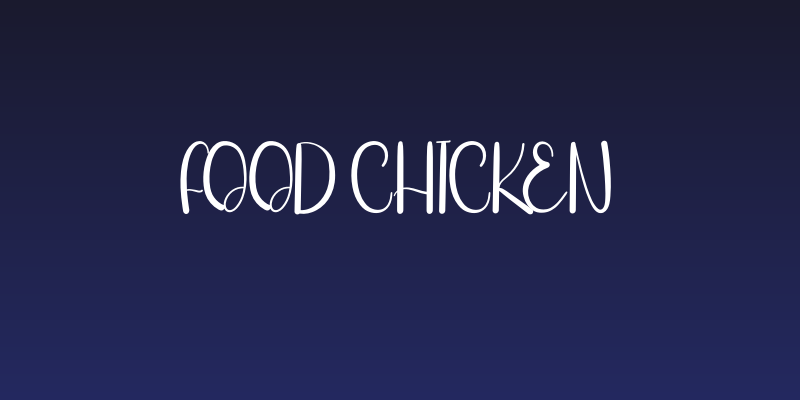 Food Chicken Social Header