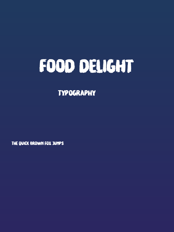 Food Delight Poster