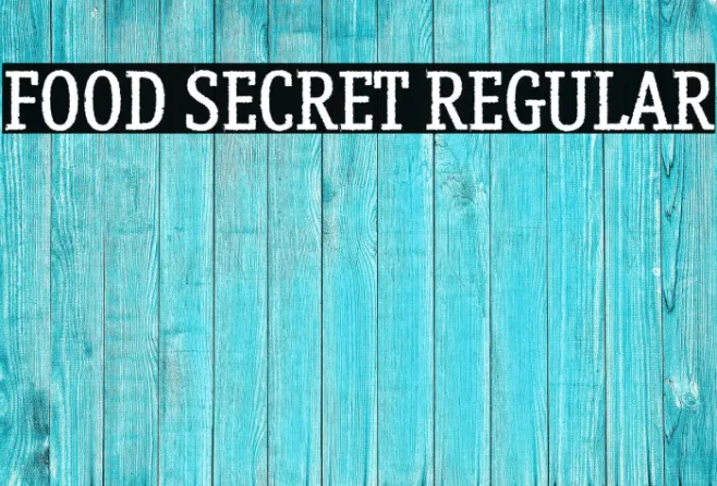 Food Secret regular Example 1