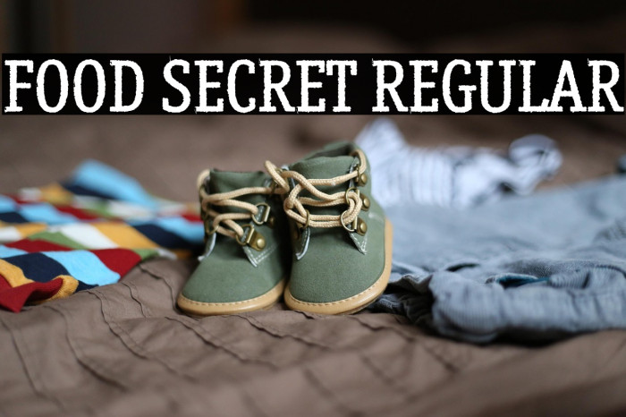 Food Secret regular Example 2