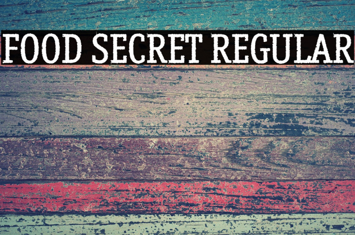 Food Secret regular Example 3