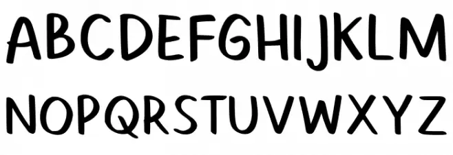 Foodlist Regular 字体 大写