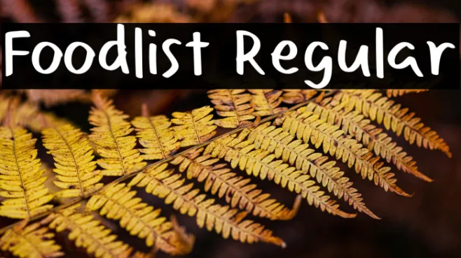 Foodlist Regular Example 2