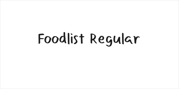 Foodlist Regular Logo