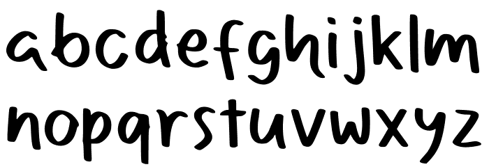 Foodlist Regular Font LOWERCASE