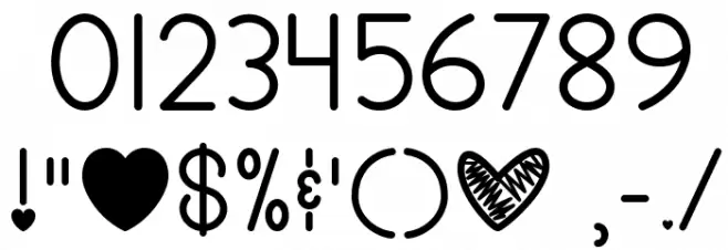 Fool For Love Font OTHER CHARS