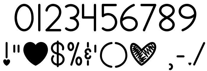 Fool For Love Font OTHER CHARS