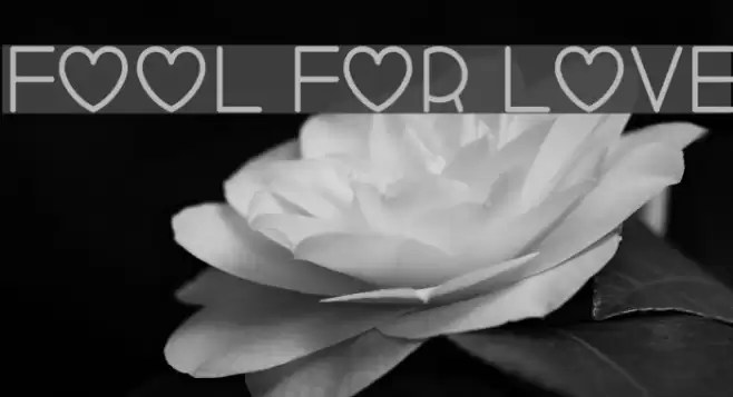 Fool For Love Font examples