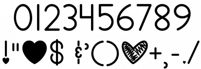 FoolForLove Font OTHER CHARS