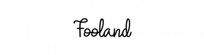 Fooland  Frei Schriftart Herunterladen