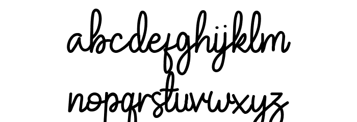 Fooland Font LOWERCASE