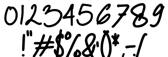 FoolishHand Font OTHER CHARS