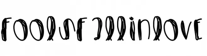 FoolsFallInLove  Frei Schriftart Herunterladen