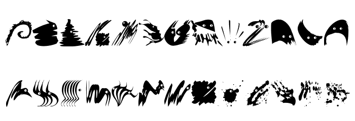 FoolsThree Font LOWERCASE