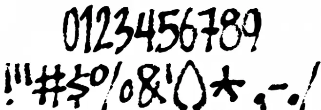 Foot Fight Font OTHER CHARS