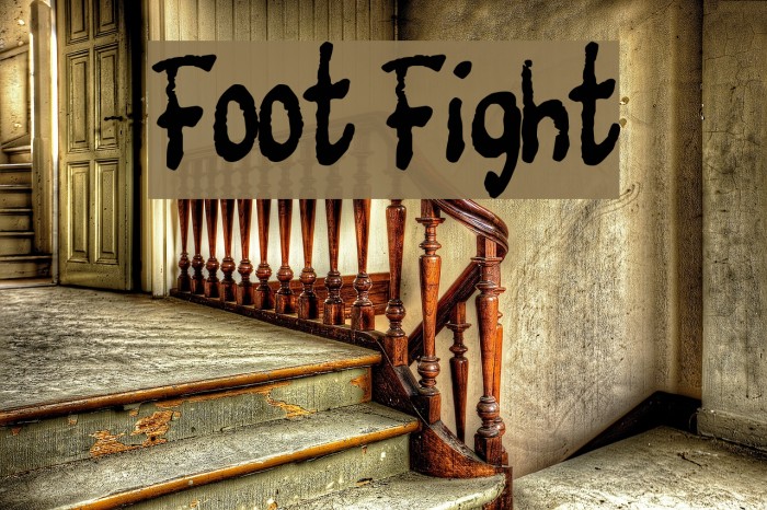 Foot Fight Font examples