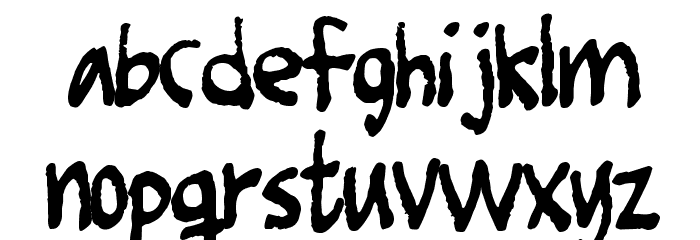 Foot Fight Font LOWERCASE