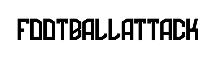 Football Attack  les polices de caractères gratuit tlcharger