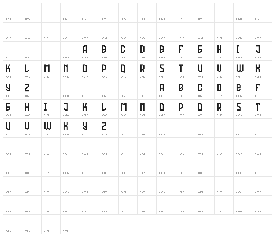Football Attack Character Map