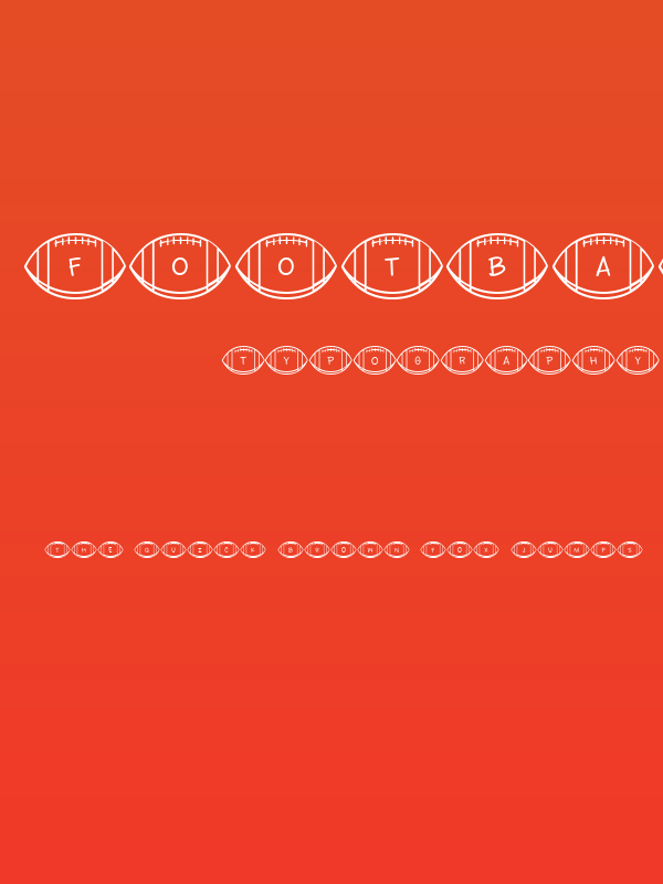 Footballs Regular Poster