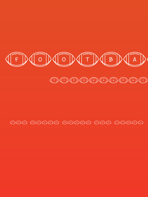 Footballs Regular Poster