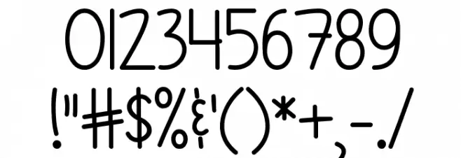 For A Pessimist Im Pretty Optim Font OTHER CHARS