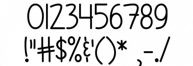 For A Pessimist, I'm Pretty Optimistic Font OTHER CHARS
