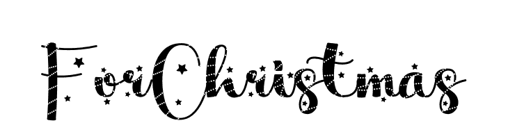 For Christmas  フリーフォントのダウンロード