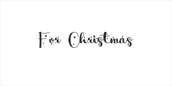 For Christmas Logo